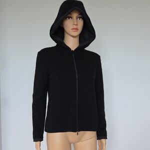 Prada Black Hooded Jacket 40 (4)